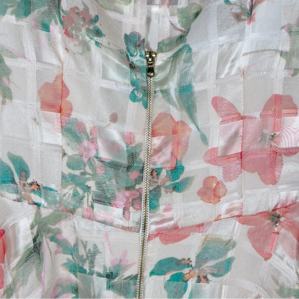 Julian Taylor Floral Sleeveless Dress - Picture 6 of 8